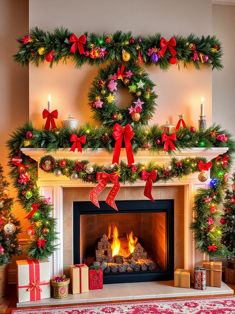 Christmas Mantel Decorating Ideas