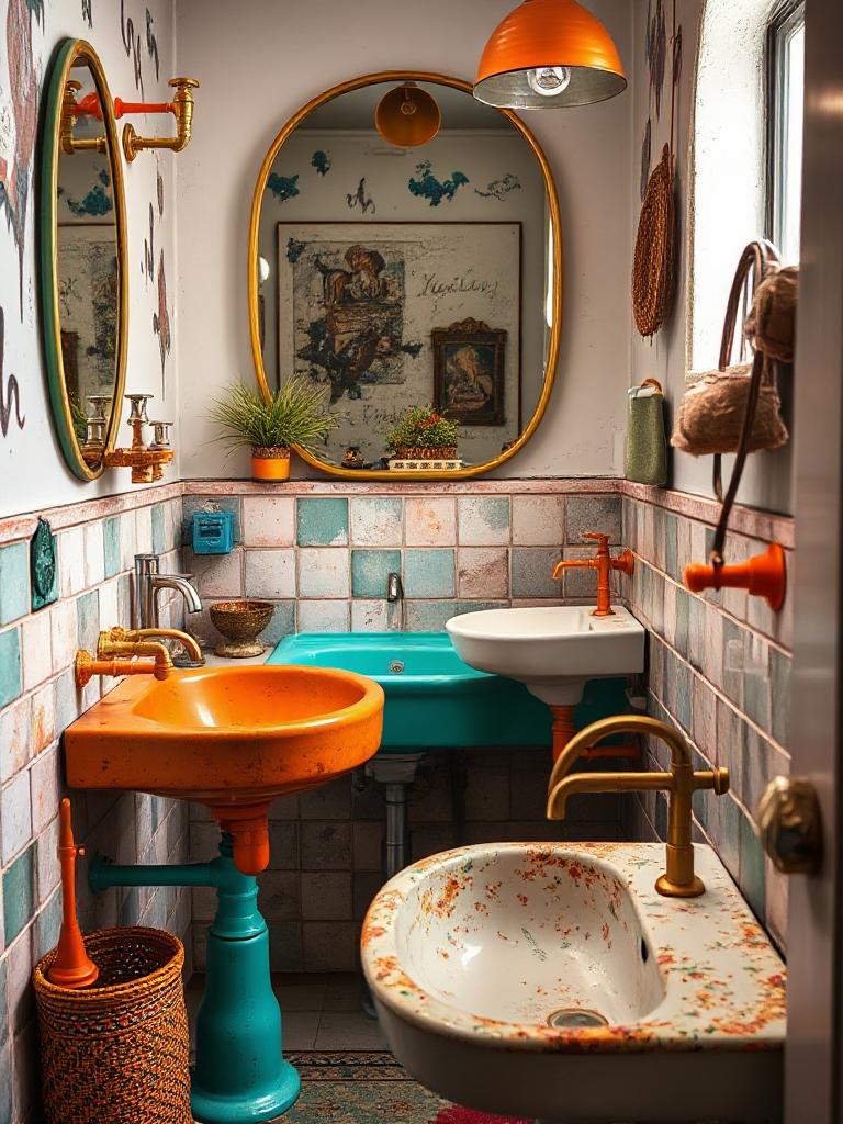 Boho Bathroom Sink Ideas