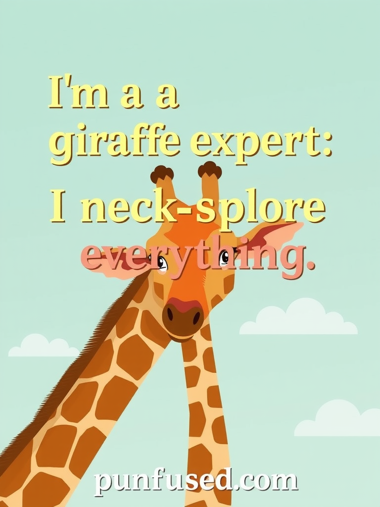 giraffe puns