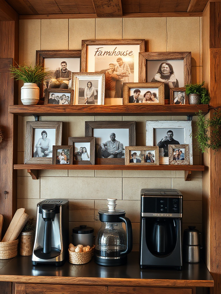 Farmhouse coffee bar ideas