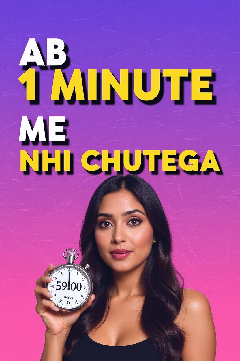 ab 1 minute me nhi chutega