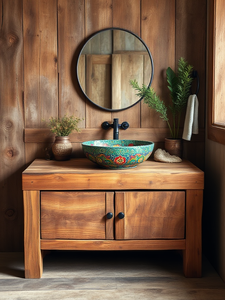 Boho Bathroom Sink Ideas