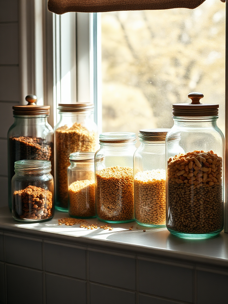 Kitchen Window Sill Decor Ideas