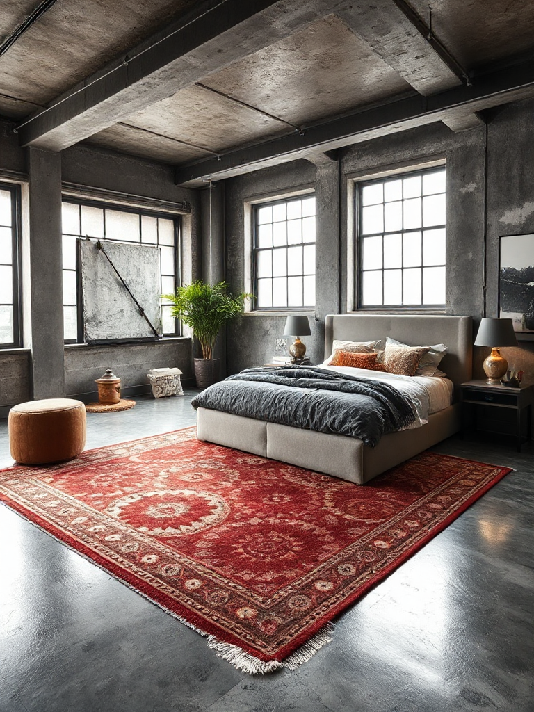 Modern industrial bedroom ideas