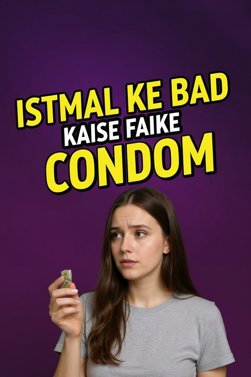 Istmal ke bad kaise faike condom