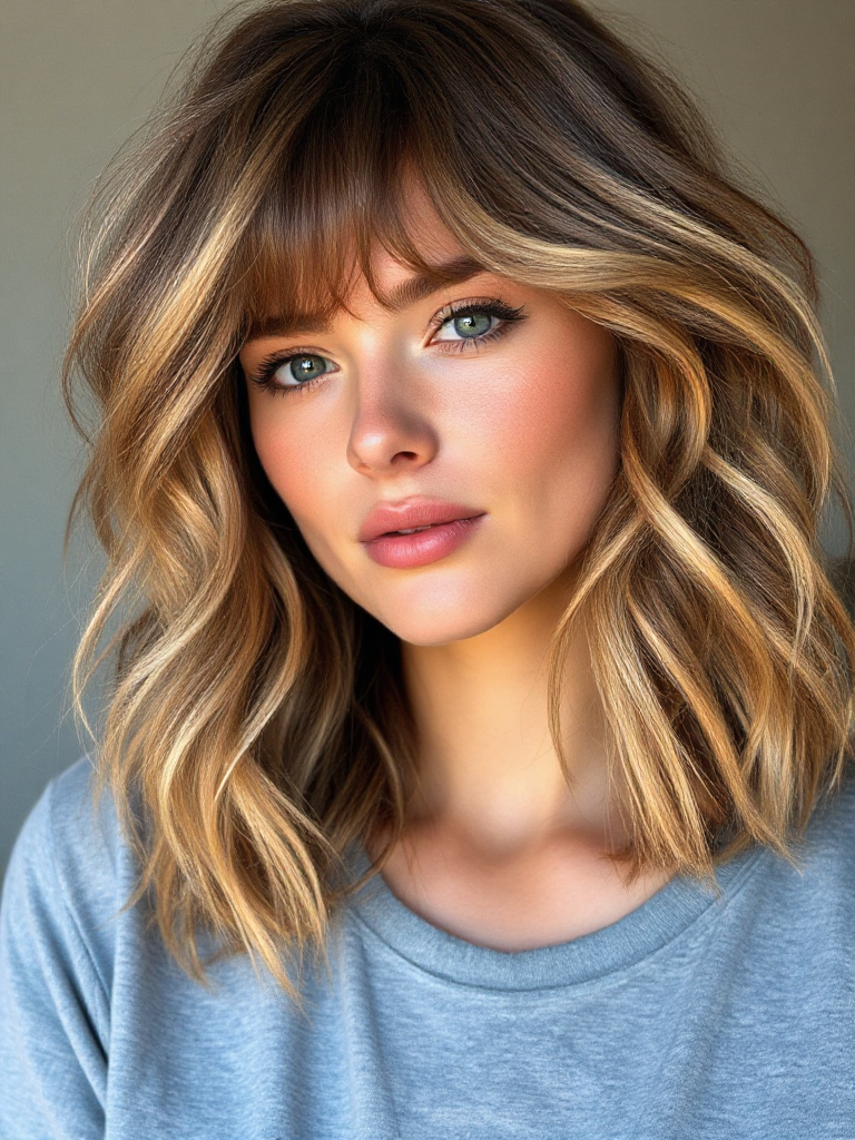 Medium-Length Shag Haircuts