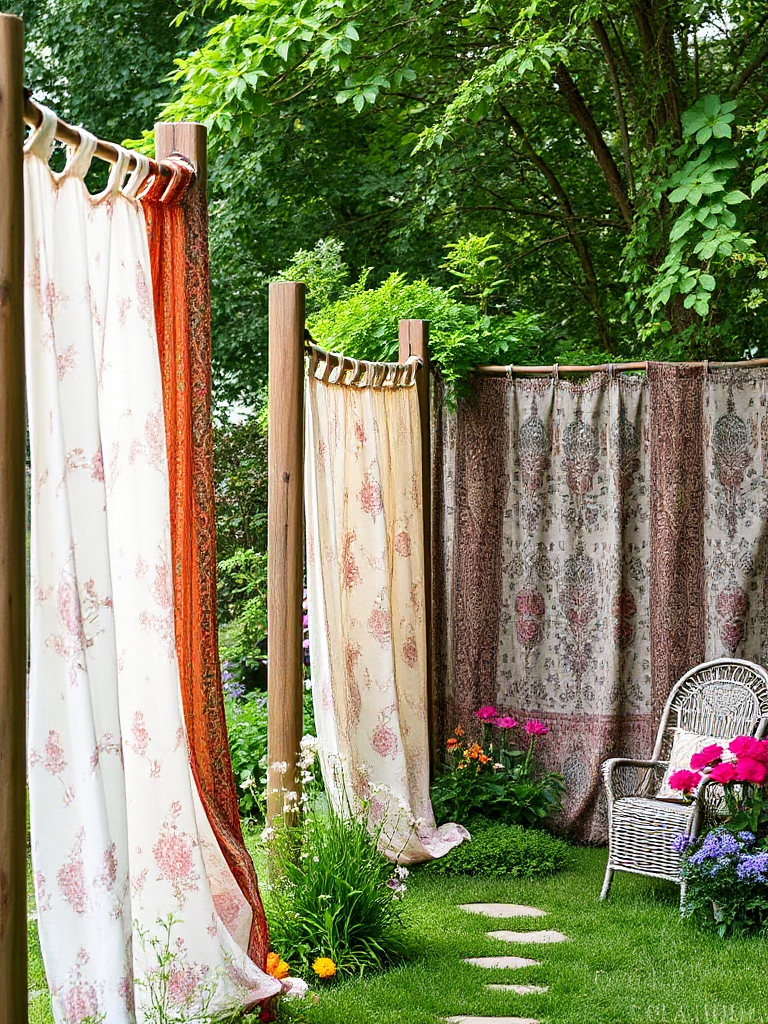 Boho Garden Fence Ideas