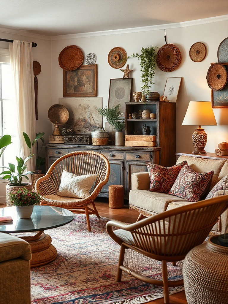 Inspiring boho living room ideas