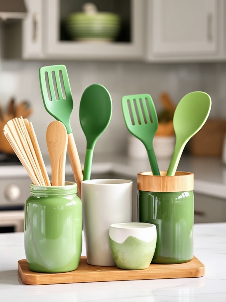 Green Color Kitchen Ideas