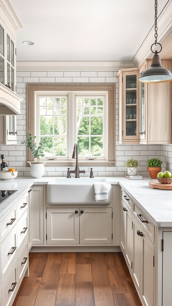 Farmhouse Kitchen with French Country Style