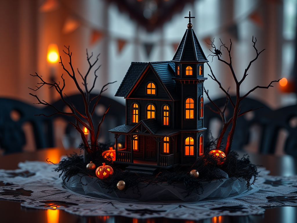 Image for Haunted House Centerpiece