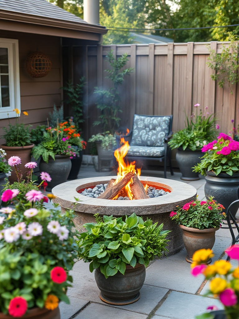 Simple Backyard Fire Pit Ideas