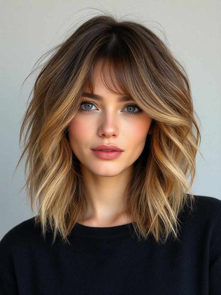 Shoulder Length Hairstyle for women