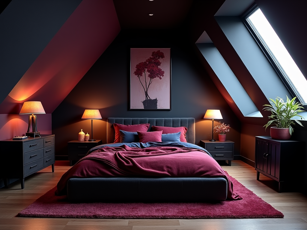 Modern Gothic Charm: Elevate Your Bedroom with Contemporary Decor