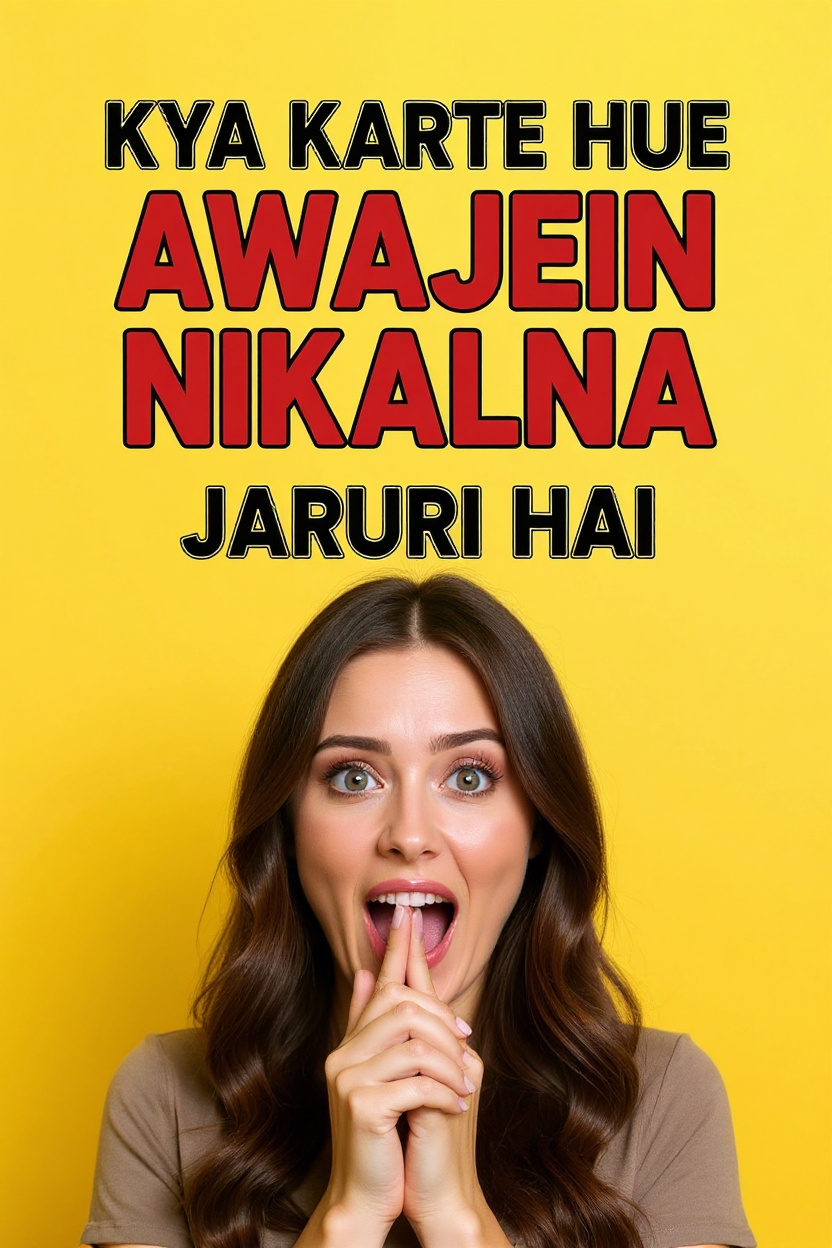 Kya karte hue awajein nikalna jaruri hai