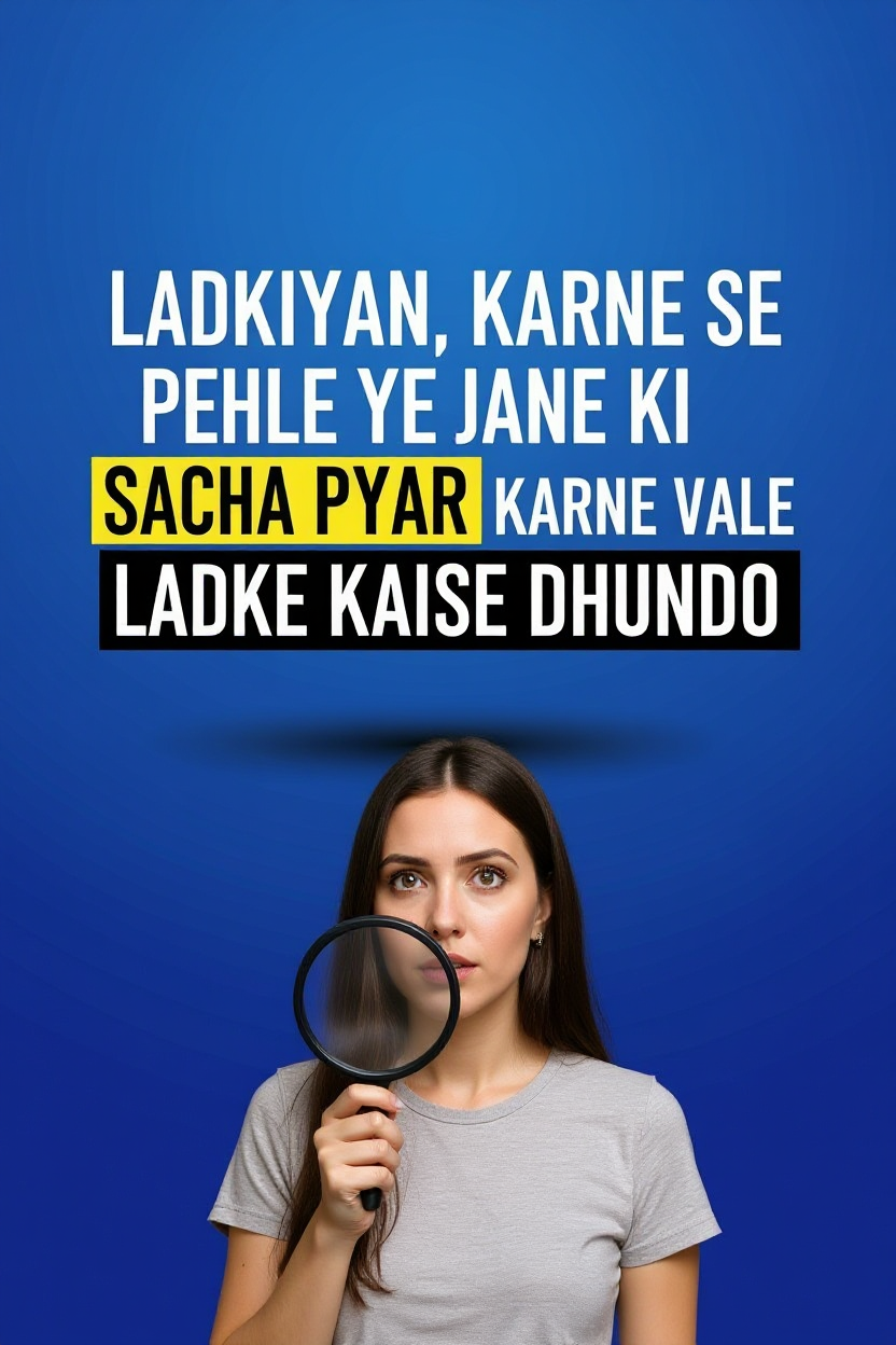 Ladkiyan, karne se pehle ye jane ki sacha pyar karne vale ladke kaise dhundo