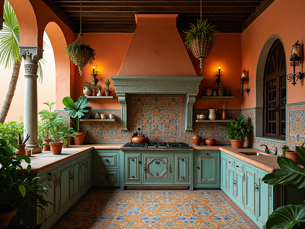 Transform Your Space with a Tropical Moroccan-Style Kitchen