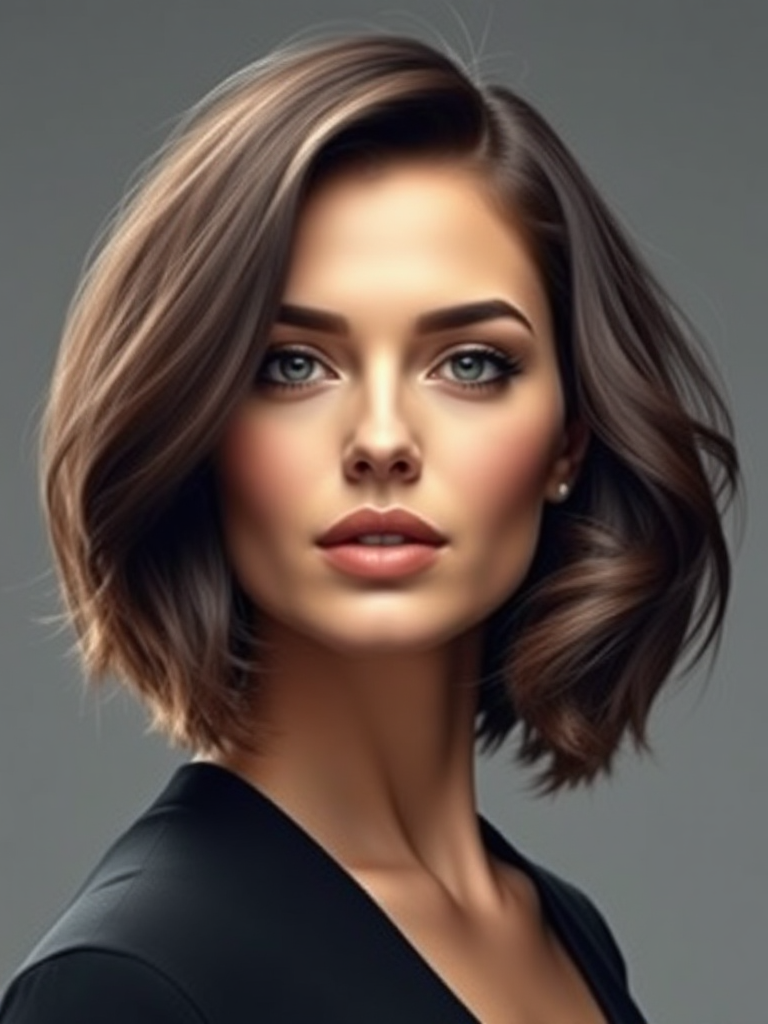 Shoulder-Length Hairstyles for Thick Hair