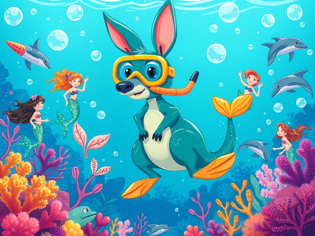 Kiki the Kangaroo and the Mermaid Adventure