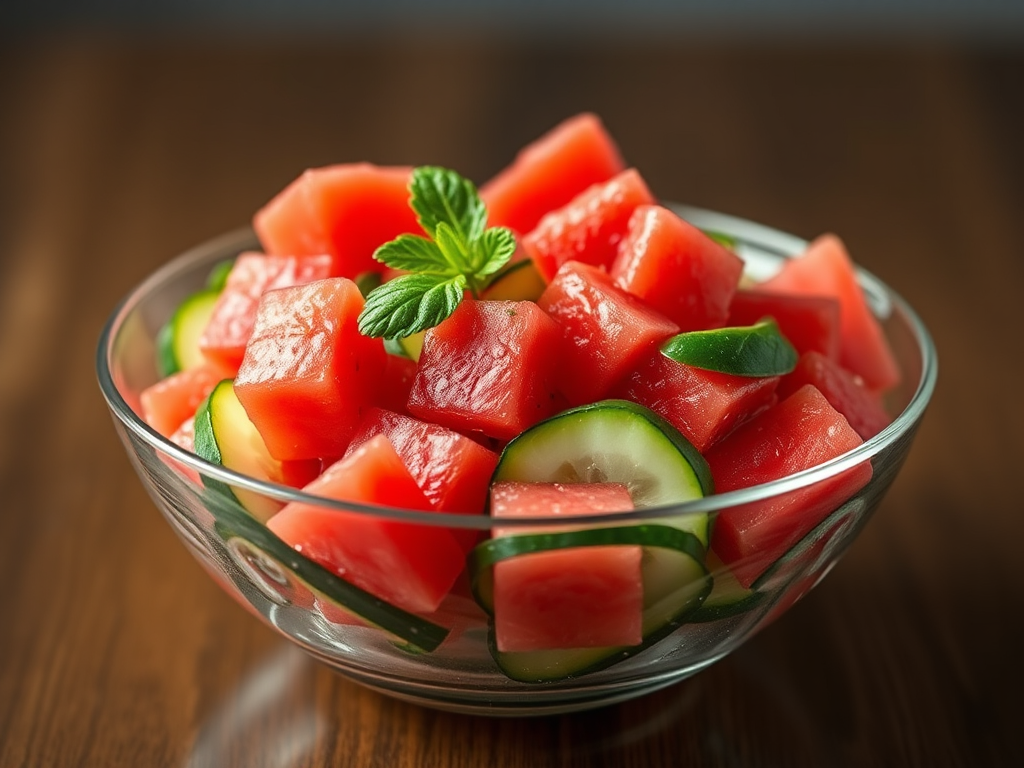 Image for Cucumber Watermelon Salad