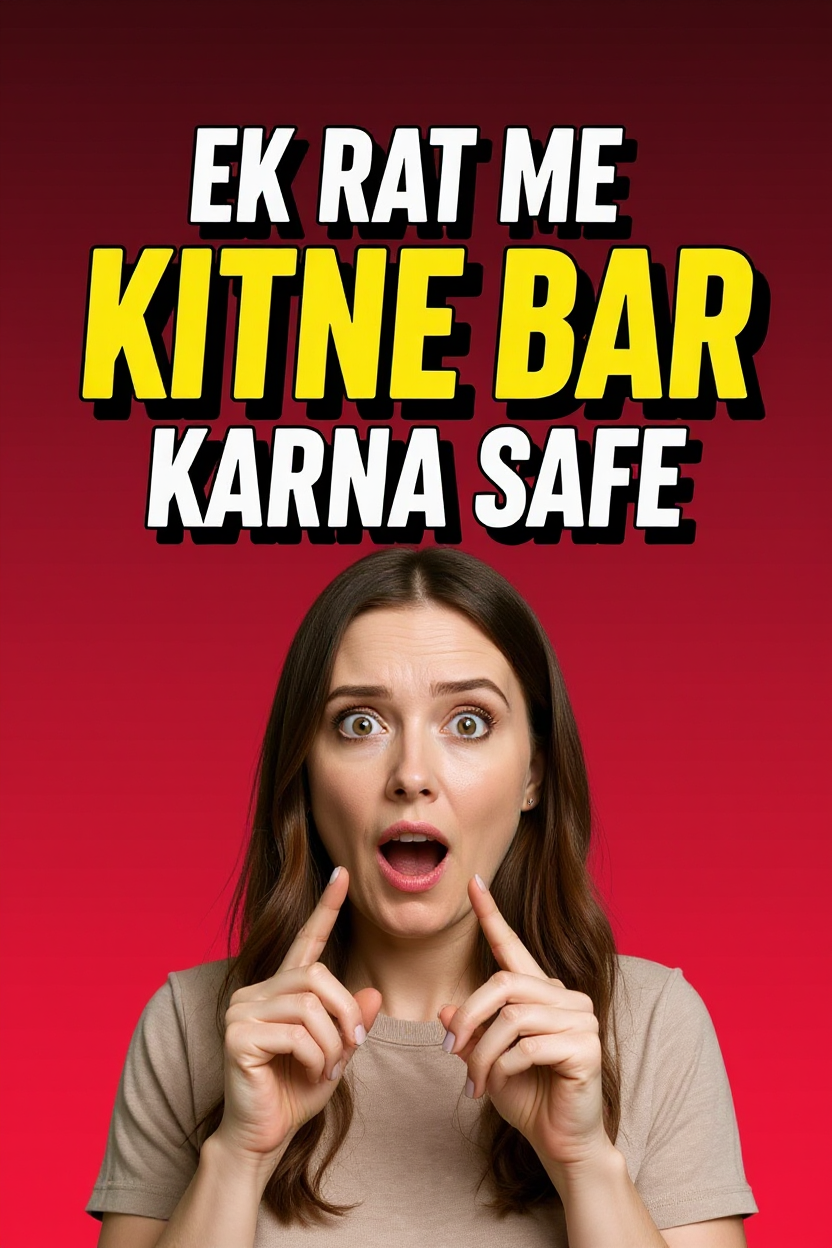 Ek rat me kitne bar karna safe