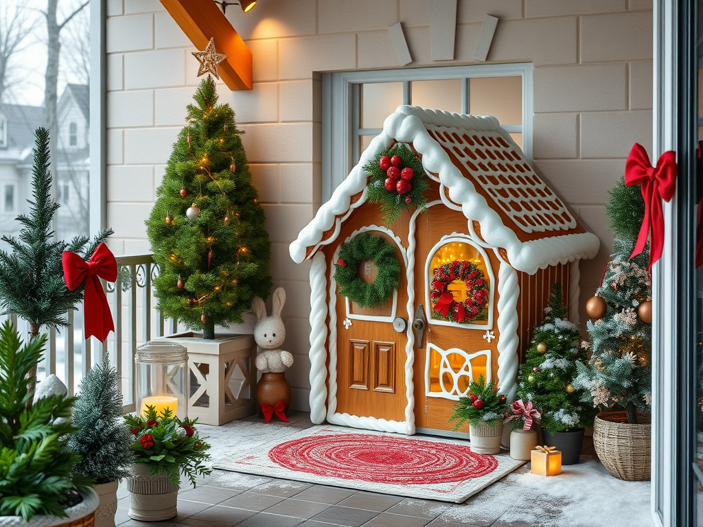 Image for Gingerbread House Door Decor: