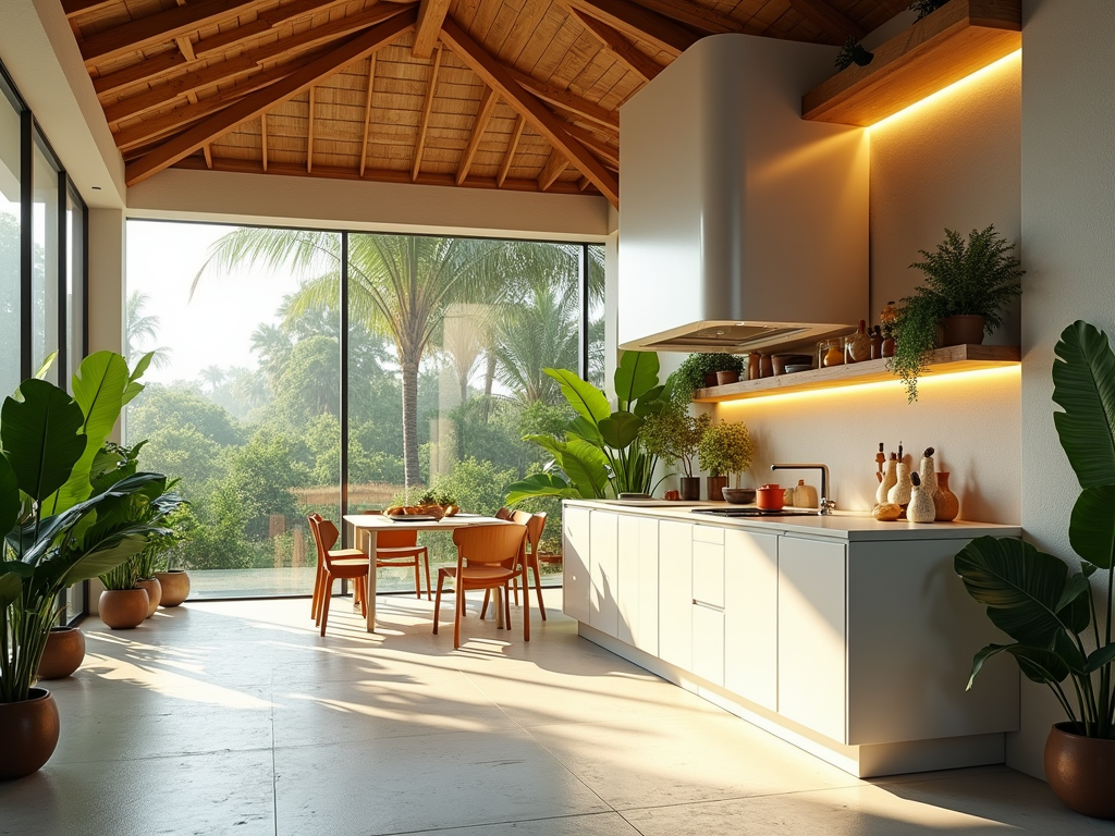 Transform Your Cooking Space: Futuristic Tropical Kitchen Ideas