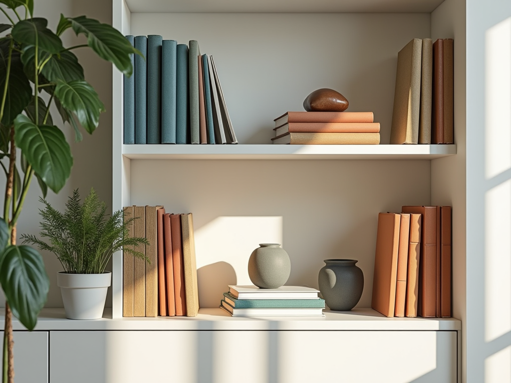 Minimalist Magic: Elevate Your Bookcase Displays