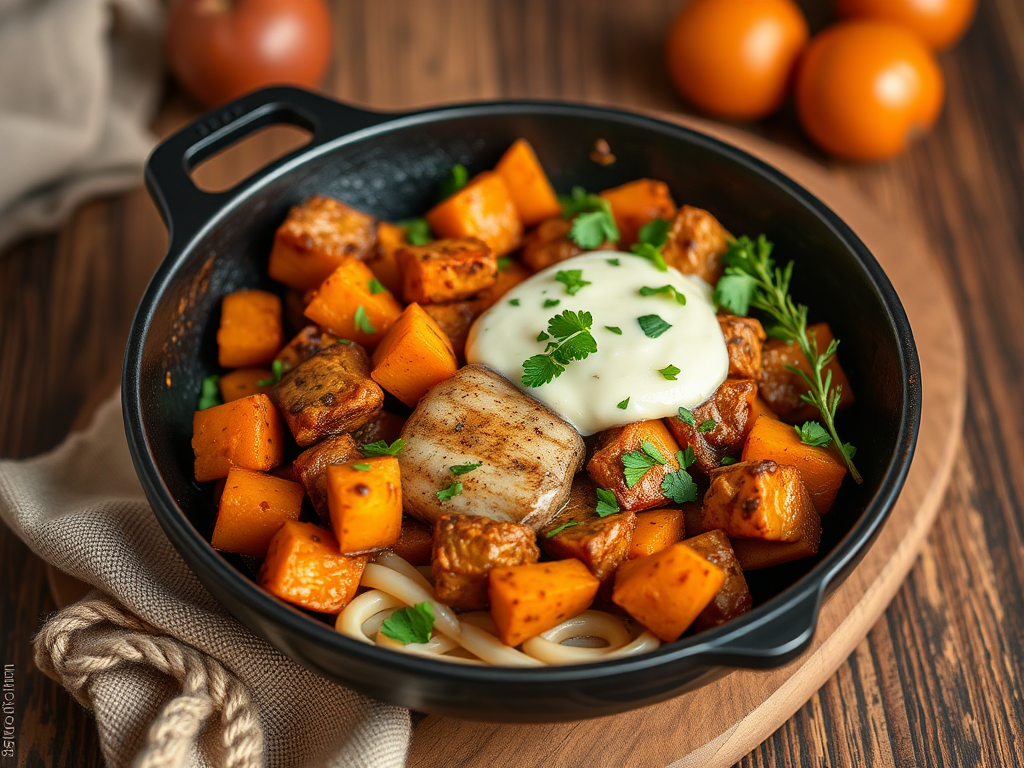 Image for Turkey and Sweet Potato Skillet