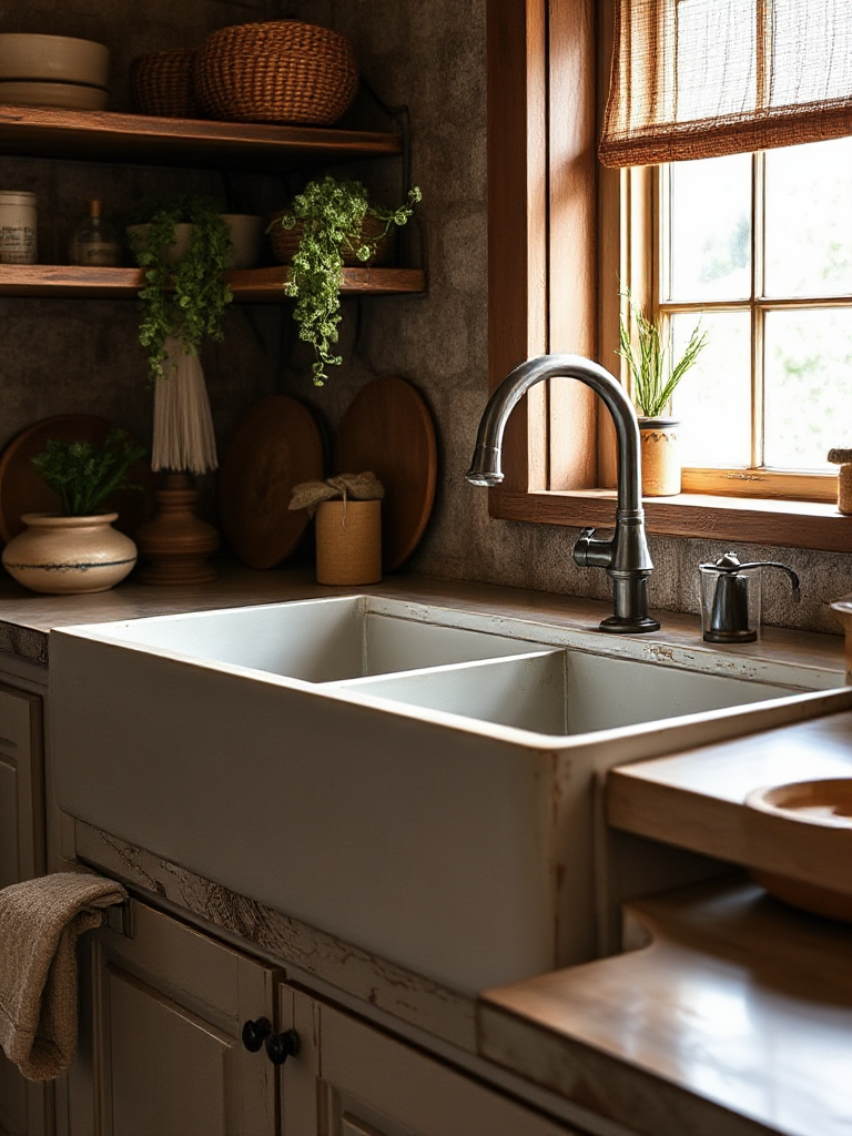 Bohemian Kitchen Sink Inspirations