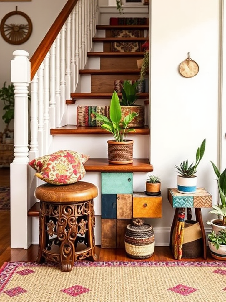 Boho Staircase Ideas