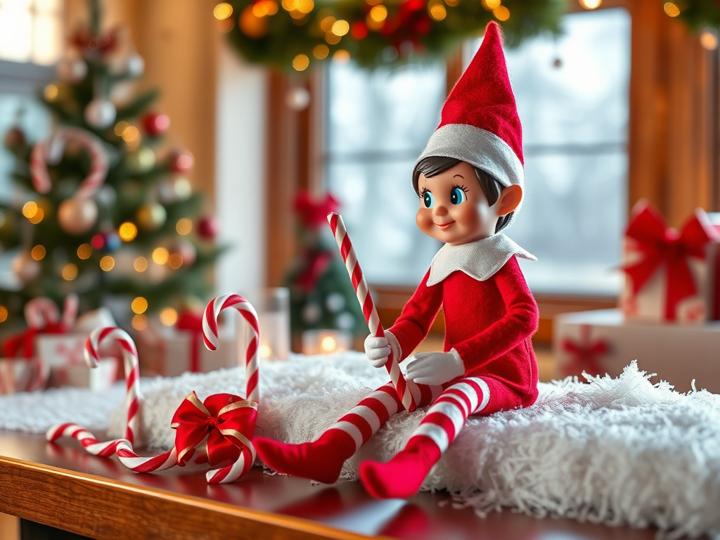 Image for Elf on the Shelf Candy Cane Hunt