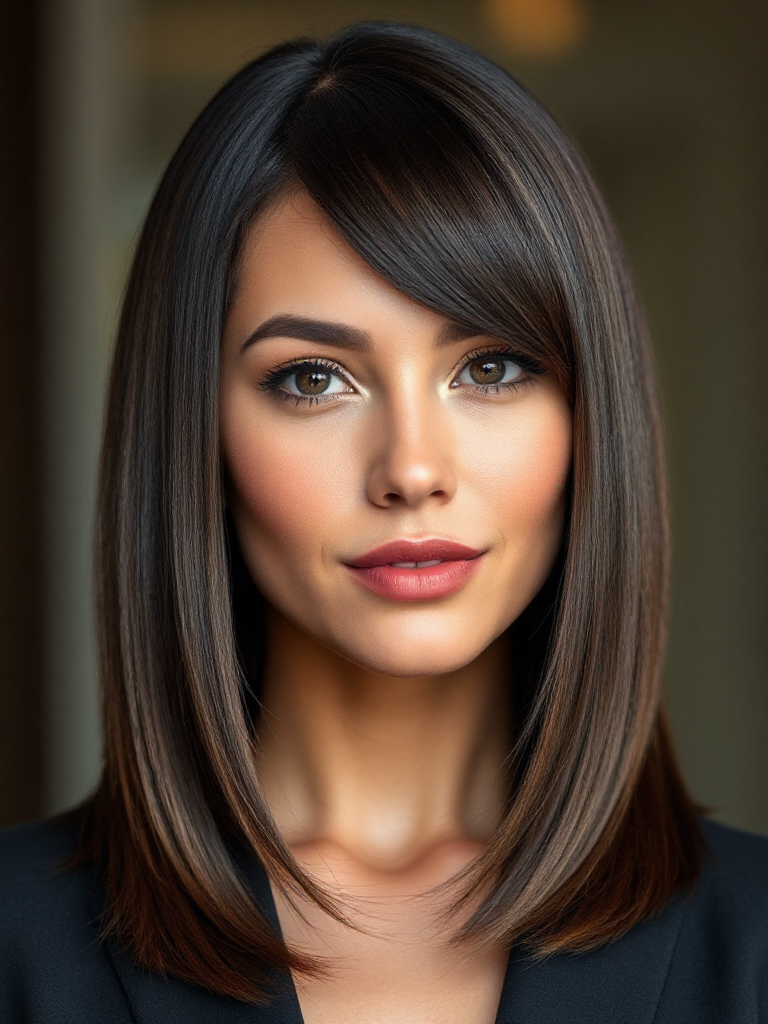 Medium-Length Hair with Layers