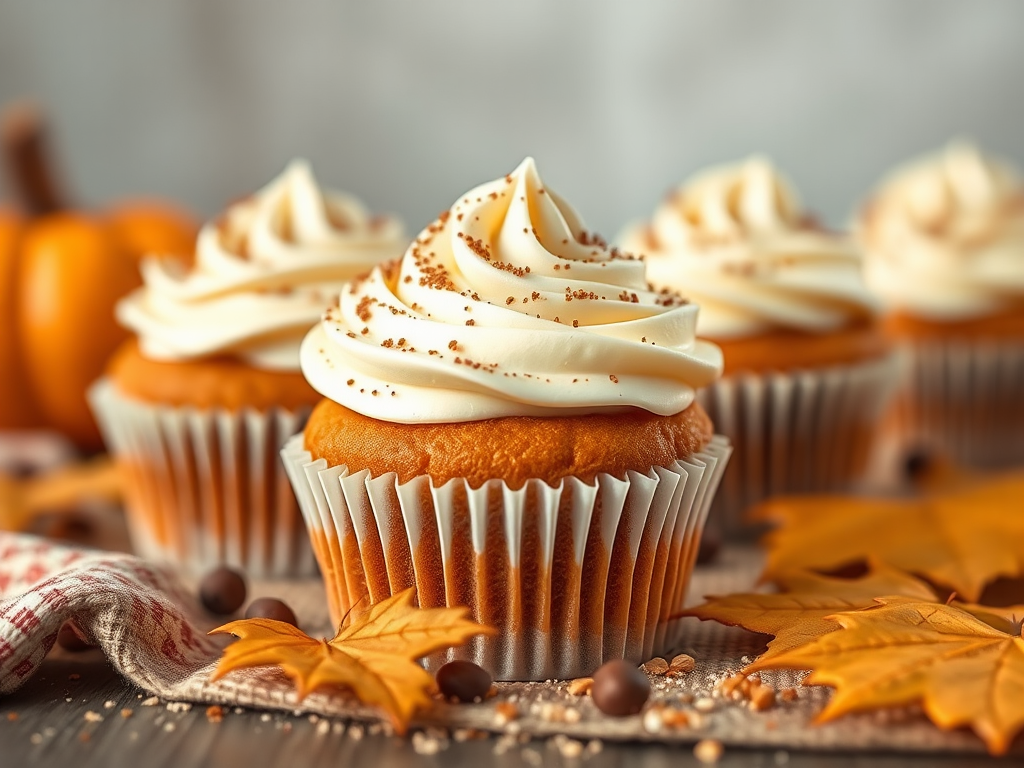 Image for Pumpkin Spice Latte Cupcakes: