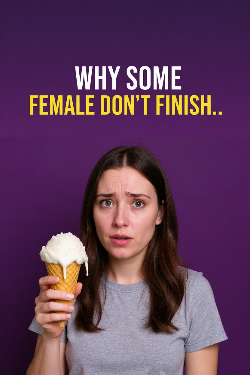 why some female don't finish..