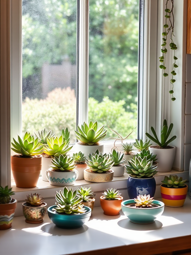 Kitchen Window Sill Decor Ideas