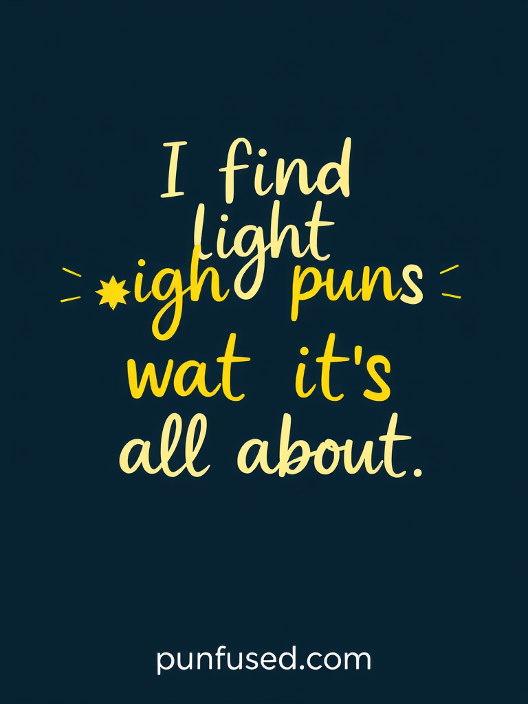 light puns