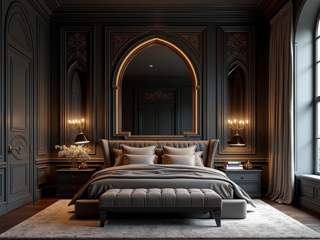 Embrace Modern Gothic: 15 Chic Bedroom Inspirations