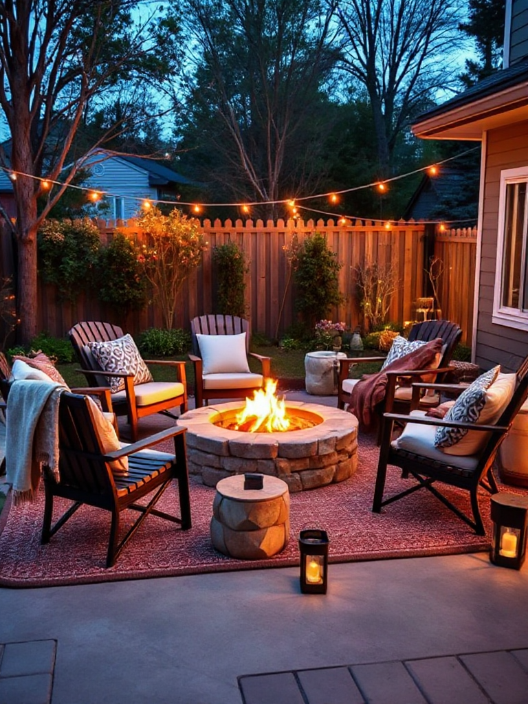 Simple Backyard Fire Pit Ideas