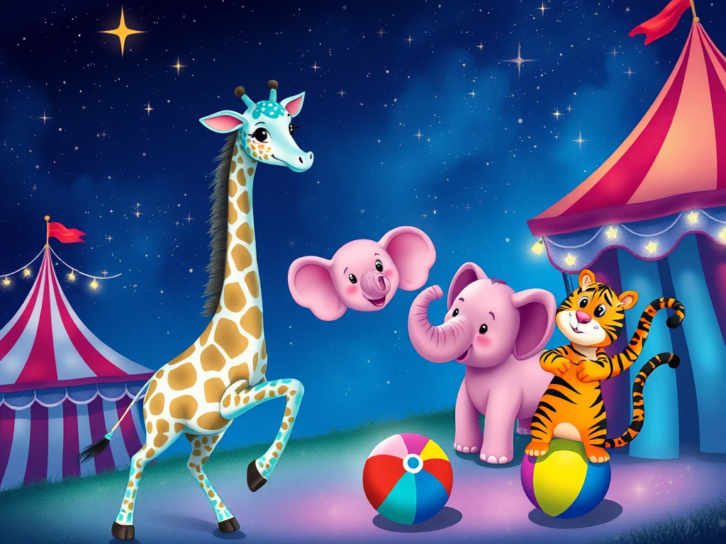 Aqua the Giraffe and the Circus Adventure