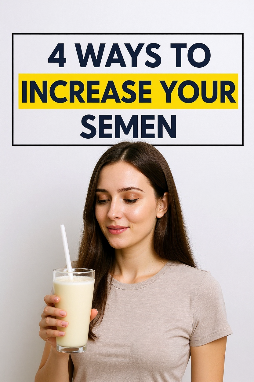 4 ways to increase your semen