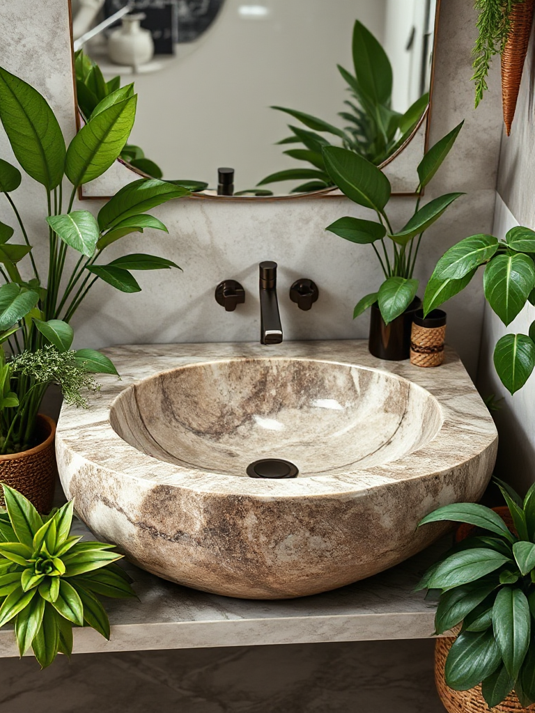 Boho Bathroom Sink Ideas