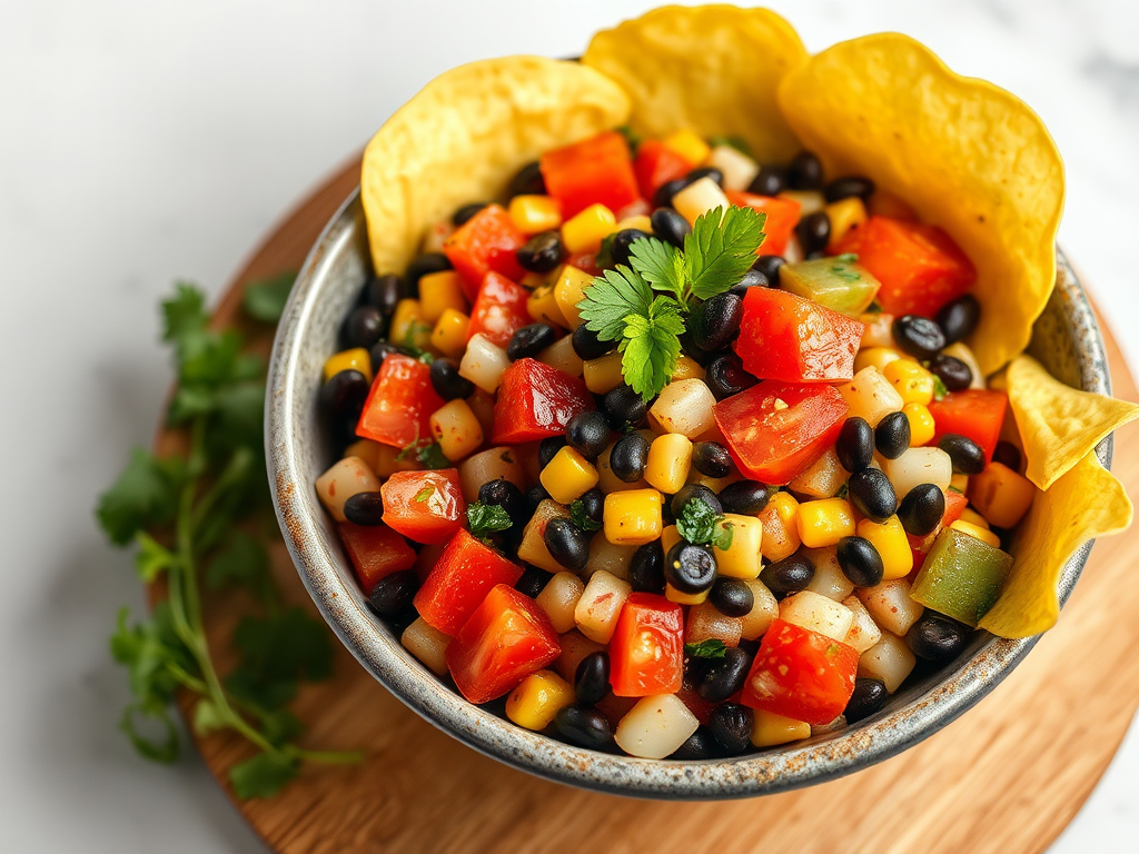 Image for Corn and Black Bean Salsa: