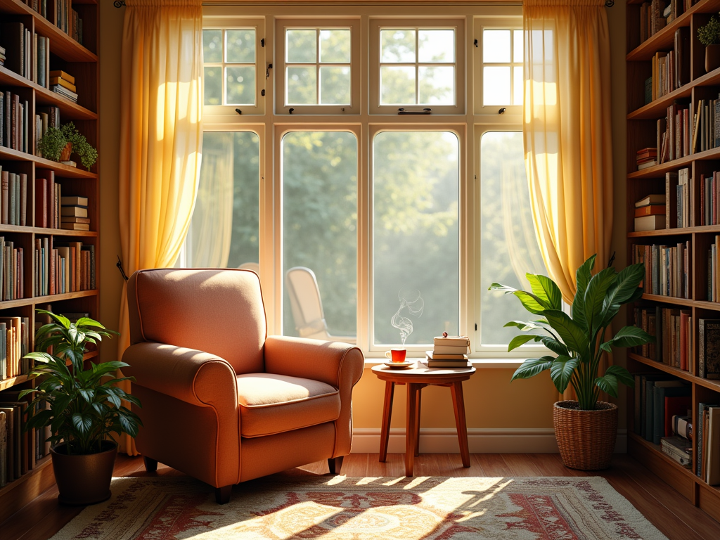 Enchanting Sun-Soaked Reading Nooks