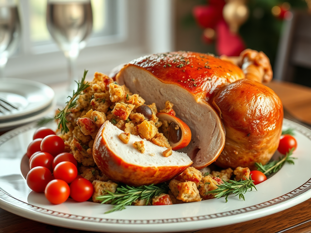 Image for Roast Turkey with Stuffing: