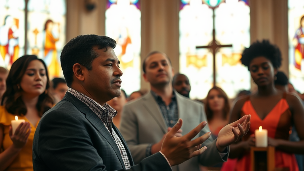 가정과 교회의 지지 모습