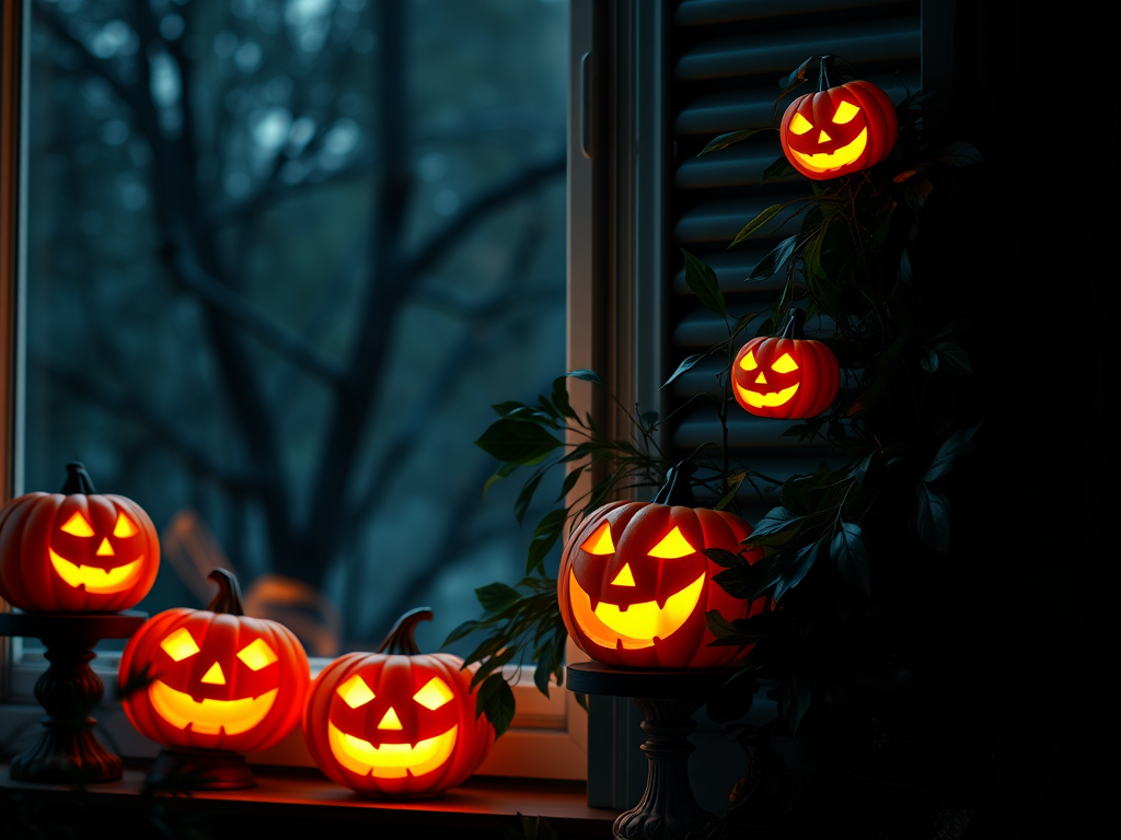 Image for Glowing Jack-o'-Lanterns: