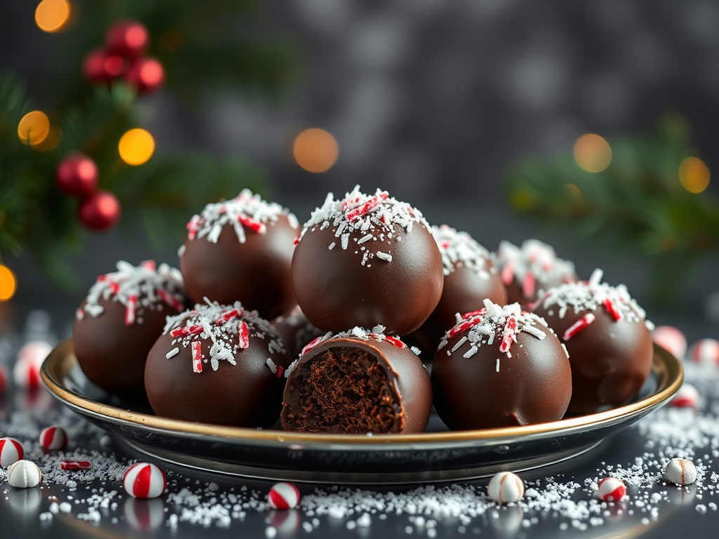 Image for Chocolate Peppermint Truffles