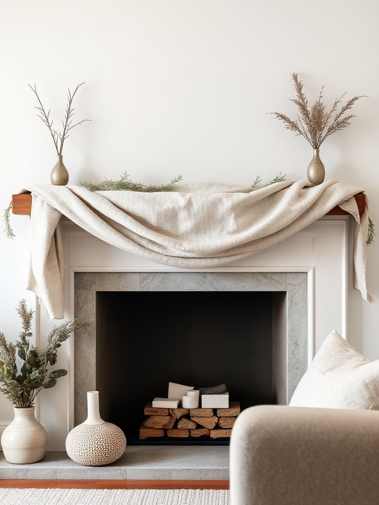 Minimalist Mantel Decorating Ideas