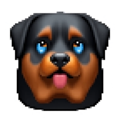 Rottweiler sad with tears